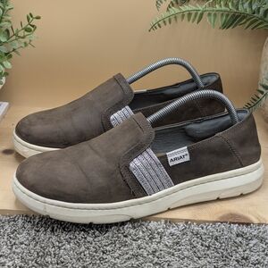 Ariat Brown Rider Women's Size 11B Casual Shoes Comfort Western Theme